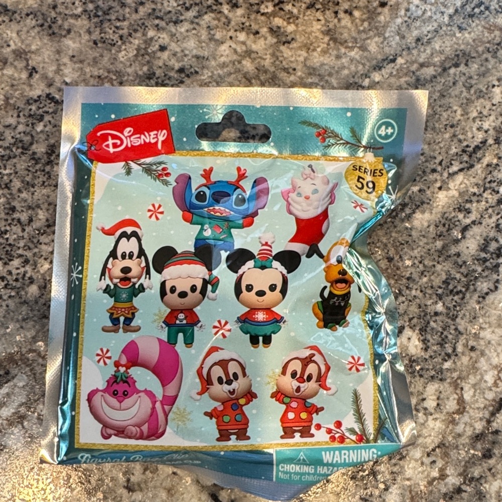 Christmas Bag Clip Disney Seasonal Series 59 Mystery Pack